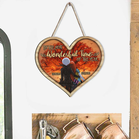 It's The Most Wonderful - Personalized Fall Nightmare Wood Sign
