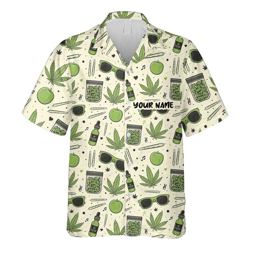 Today Good Mood - Personalized Weed Hawaiian Shirt