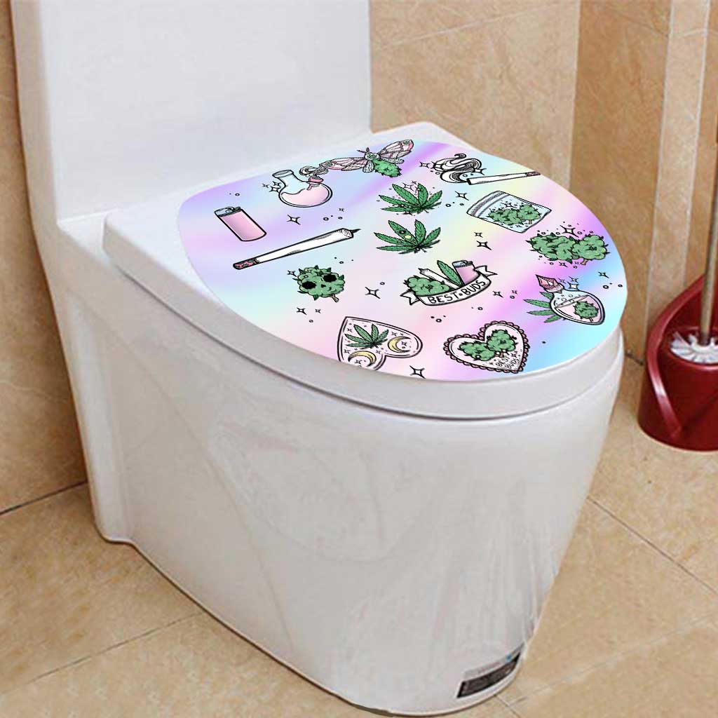 Get High Leaf - Weed Bathroom Curtain & Mats Set