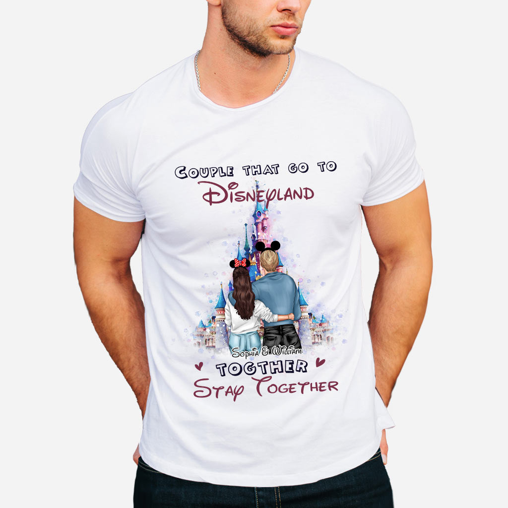Couple That Go To Magical Land Together - Personalized Couple Mouse T-shirt and Hoodie