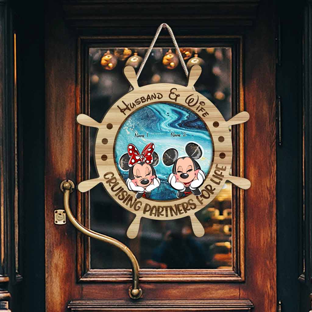 Cruising Partners For Life - Personalized Couple Cruising Wood Sign