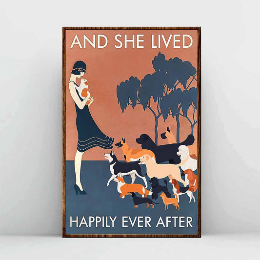 Happily Ever - Dog Poster 0621