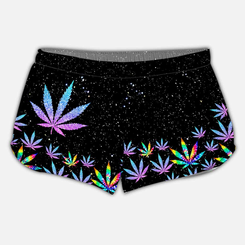 Roll Me A Blunt And Tell Me I'm Pretty - Weed Hollow Tank Top and Women Shorts