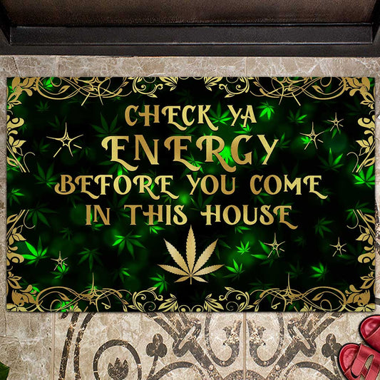 Check Ya Energy - Weed Doormat
