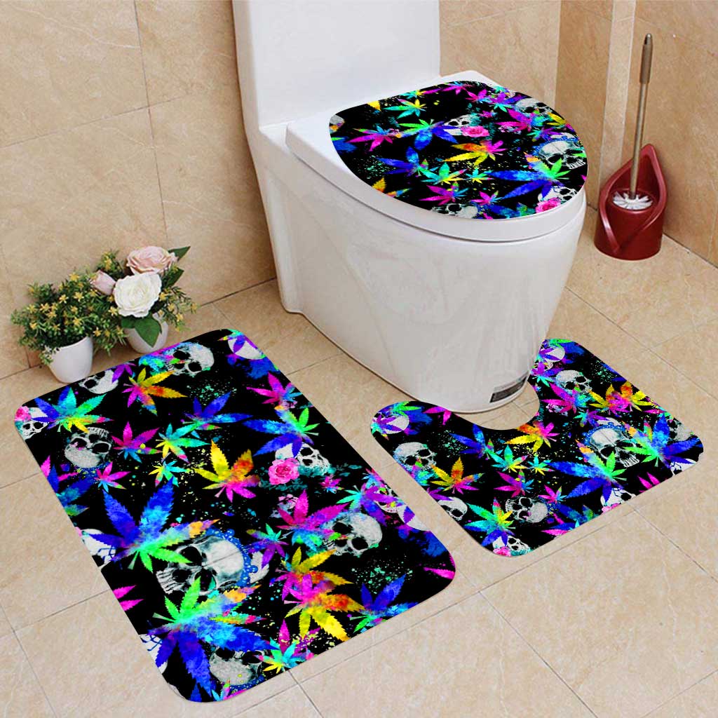 Dope Soul - Weed Bathroom Curtain & Mats Set