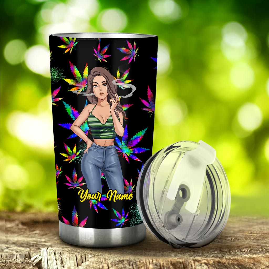 Weed Girl - Personalized Weed Tumbler