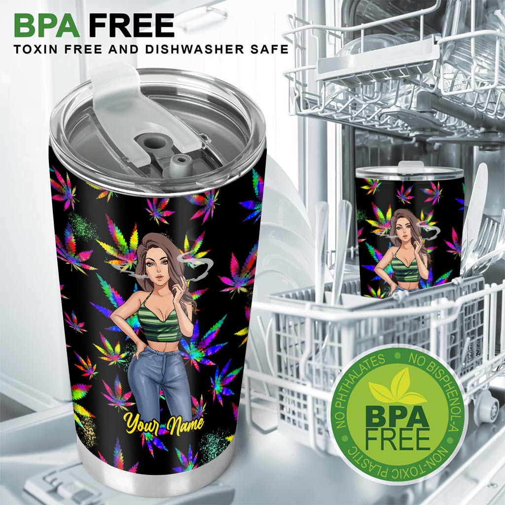 Weed Girl - Personalized Weed Tumbler
