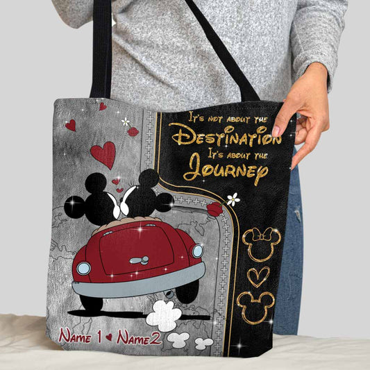 It's Note About The Destination - Personalized Mouse Tote Bag