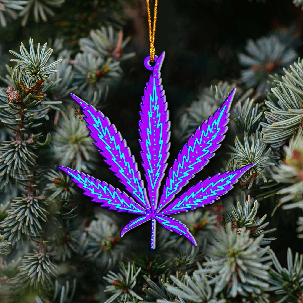 It's 4 20 Somewhere - Christmas Weed Ornament (Printed On Both Sides)