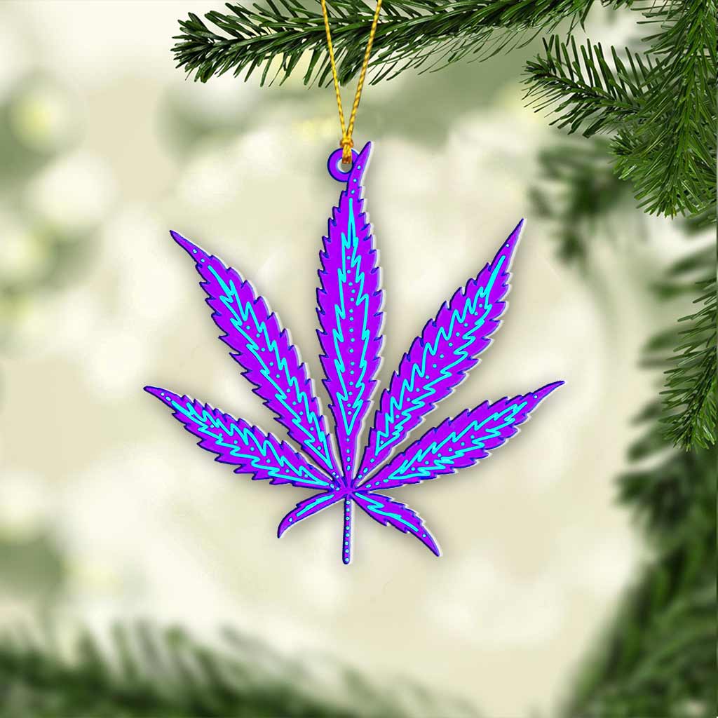 It's 4 20 Somewhere - Christmas Weed Ornament (Printed On Both Sides)