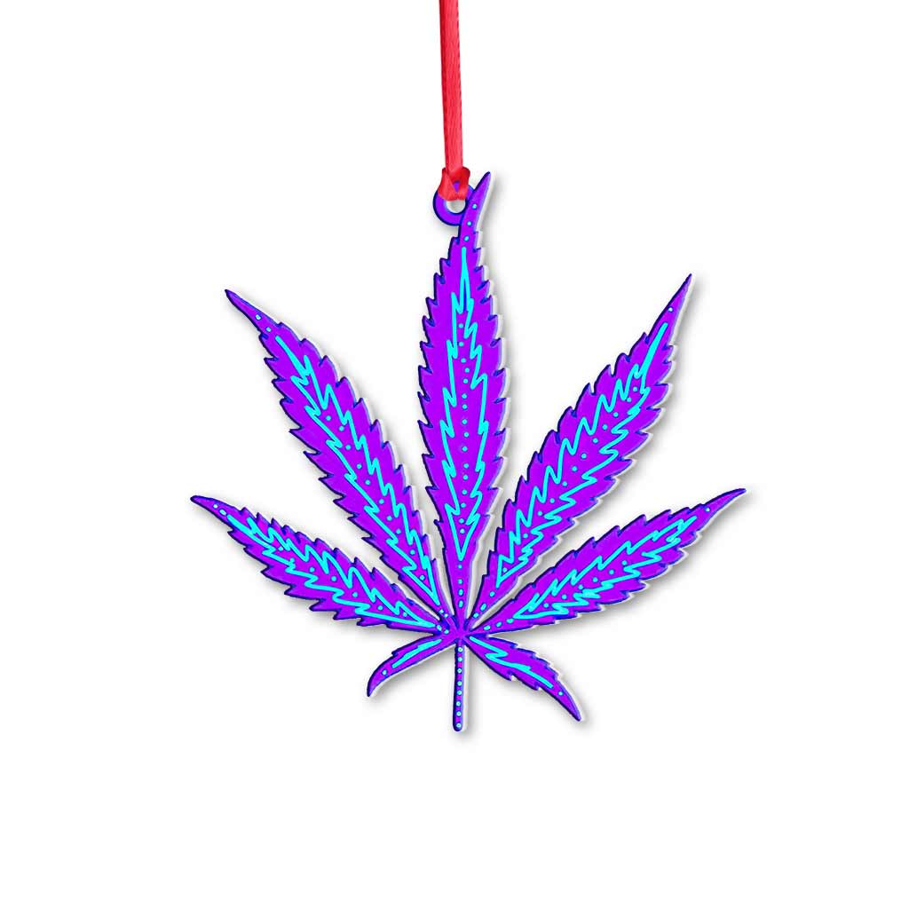 It's 4 20 Somewhere - Christmas Weed Ornament (Printed On Both Sides)