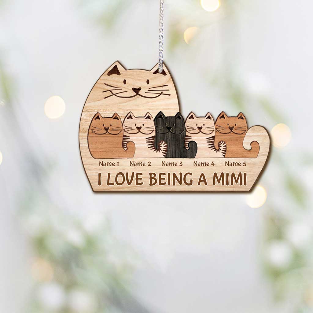 Best Grandma Ever - Personalized Christmas Grandma Ornament (Printed On Both Sides)