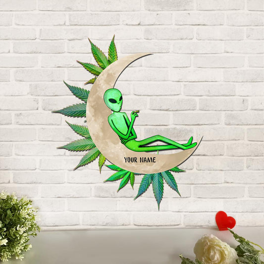 It's 420 Somewhere - Personalized Weed Cut Metal Sign