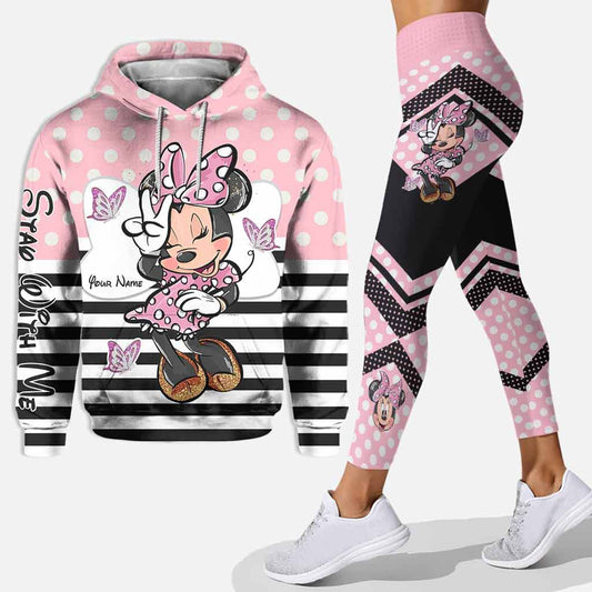 Stay With Me - Personalized Mouse Hoodie And Leggings