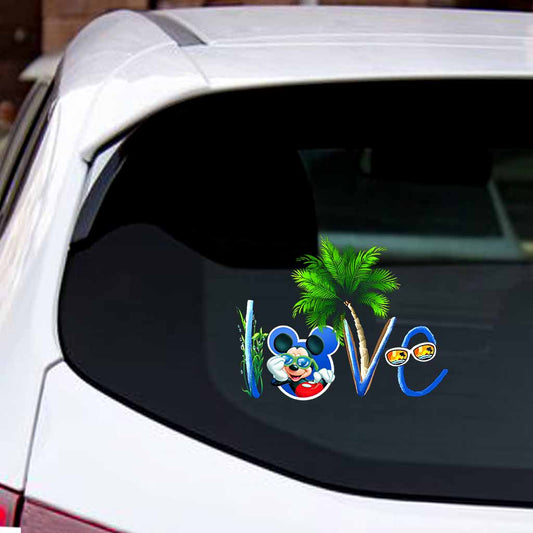Love The Beach - Mouse Decal Full