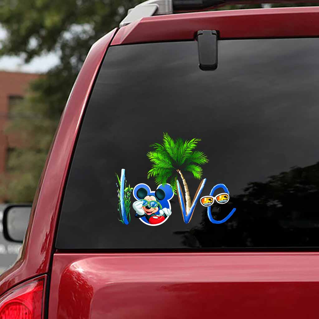 Love The Beach - Mouse Decal Full