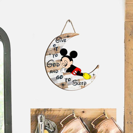 Give It To God - Mouse Wood Sign