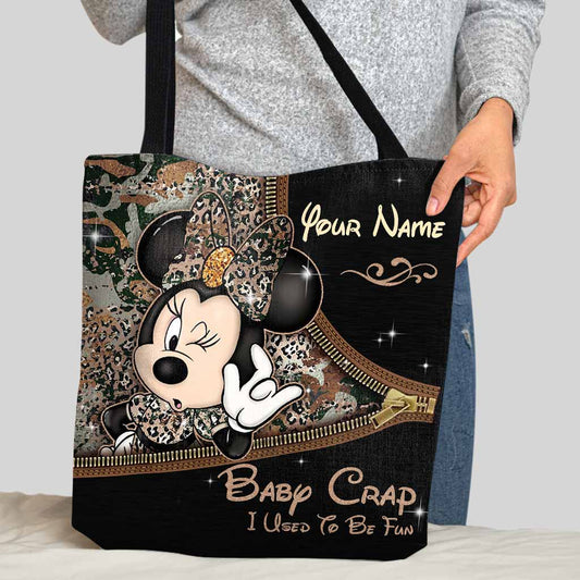 Baby Crap - Personalized Mother's Day Mouse Tote Bag