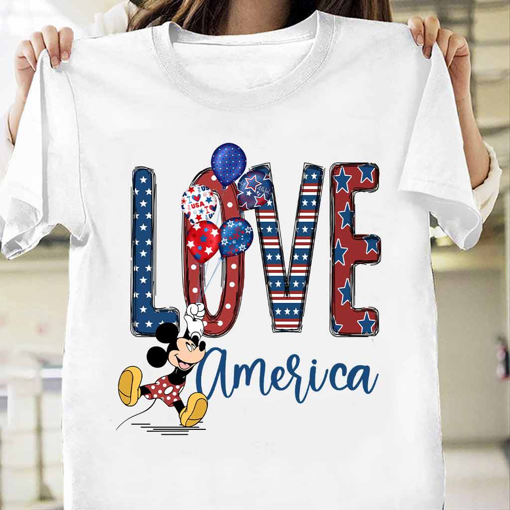 Love - Independence Day Mouse T-shirt and Hoodie
