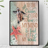 To The Ocean  - Turtle Poster 062021