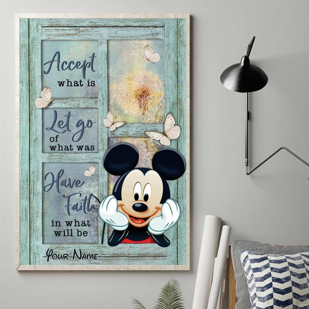 Accept What Is - Personalized Mouse Canvas And Poster