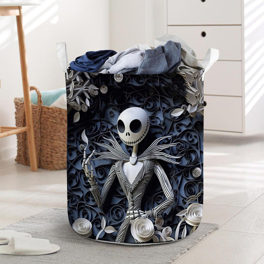 Hello Darkness Nightmare Storage Basket With 3D Effect Pattern