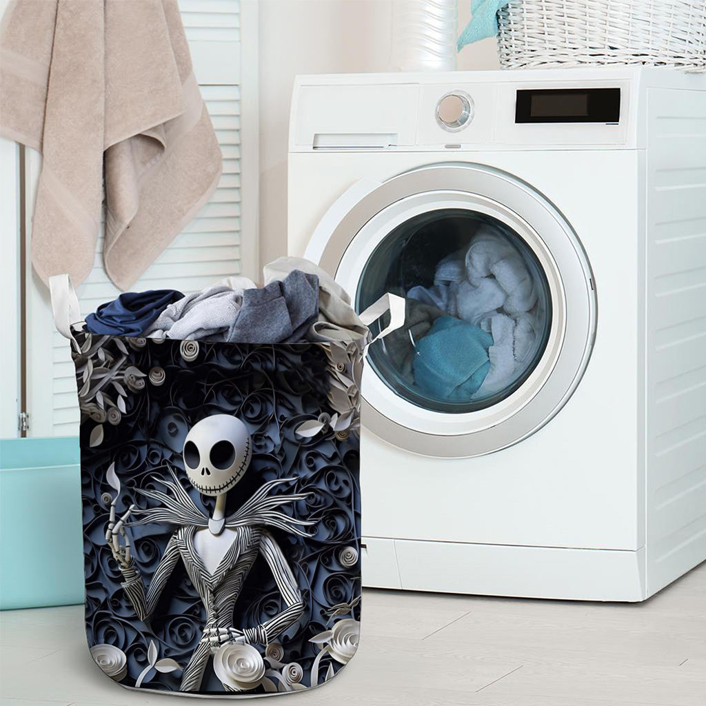 Hello Darkness Nightmare Storage Basket With 3D Effect Pattern