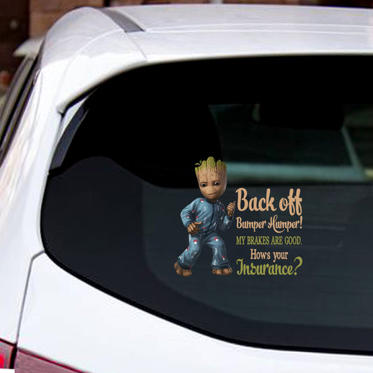 Back Off - Decal Full