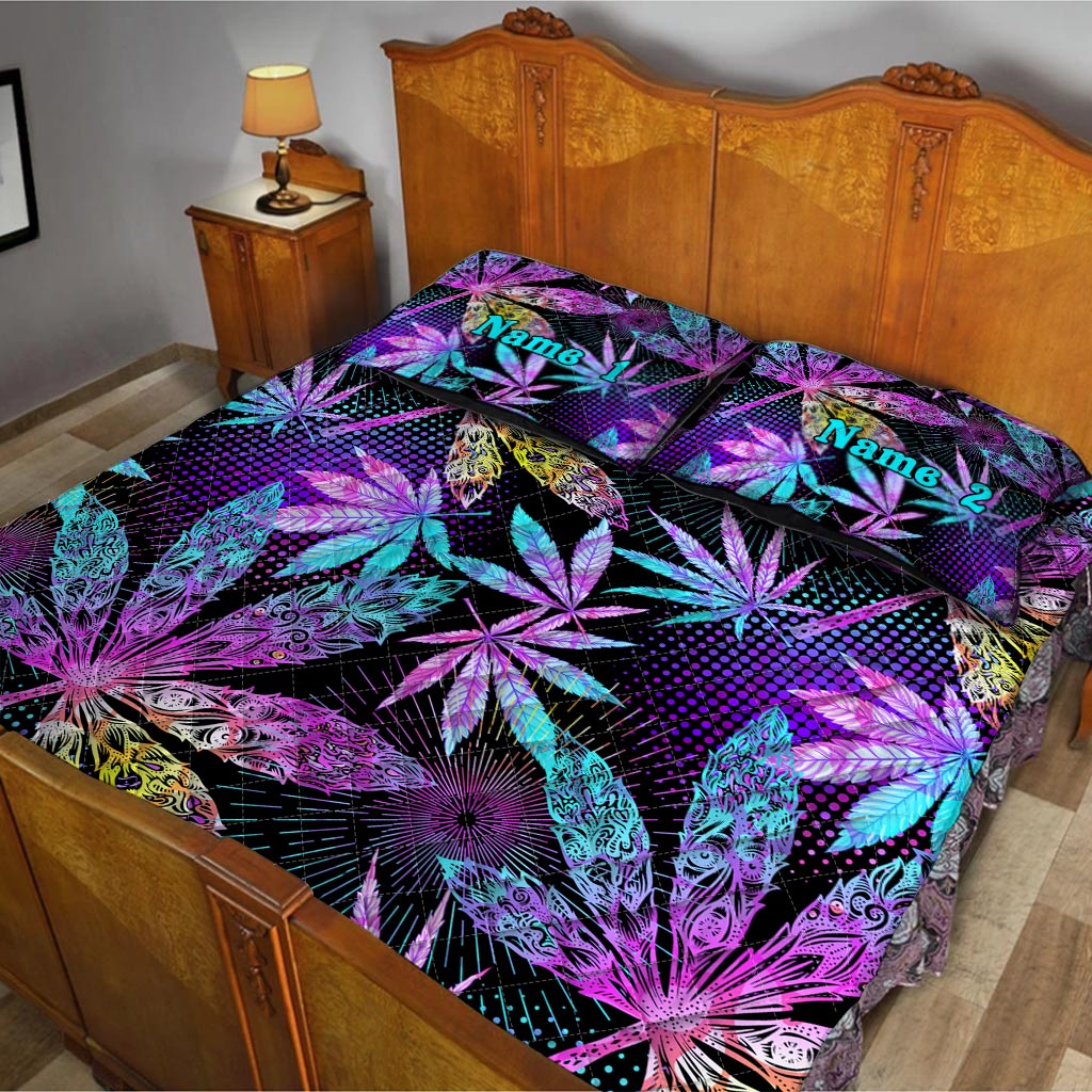 Magic 420 - Personalized Weed Quilt Set