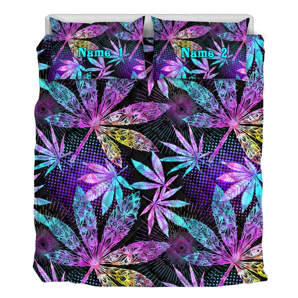 Magic 420 - Personalized Weed Quilt Set