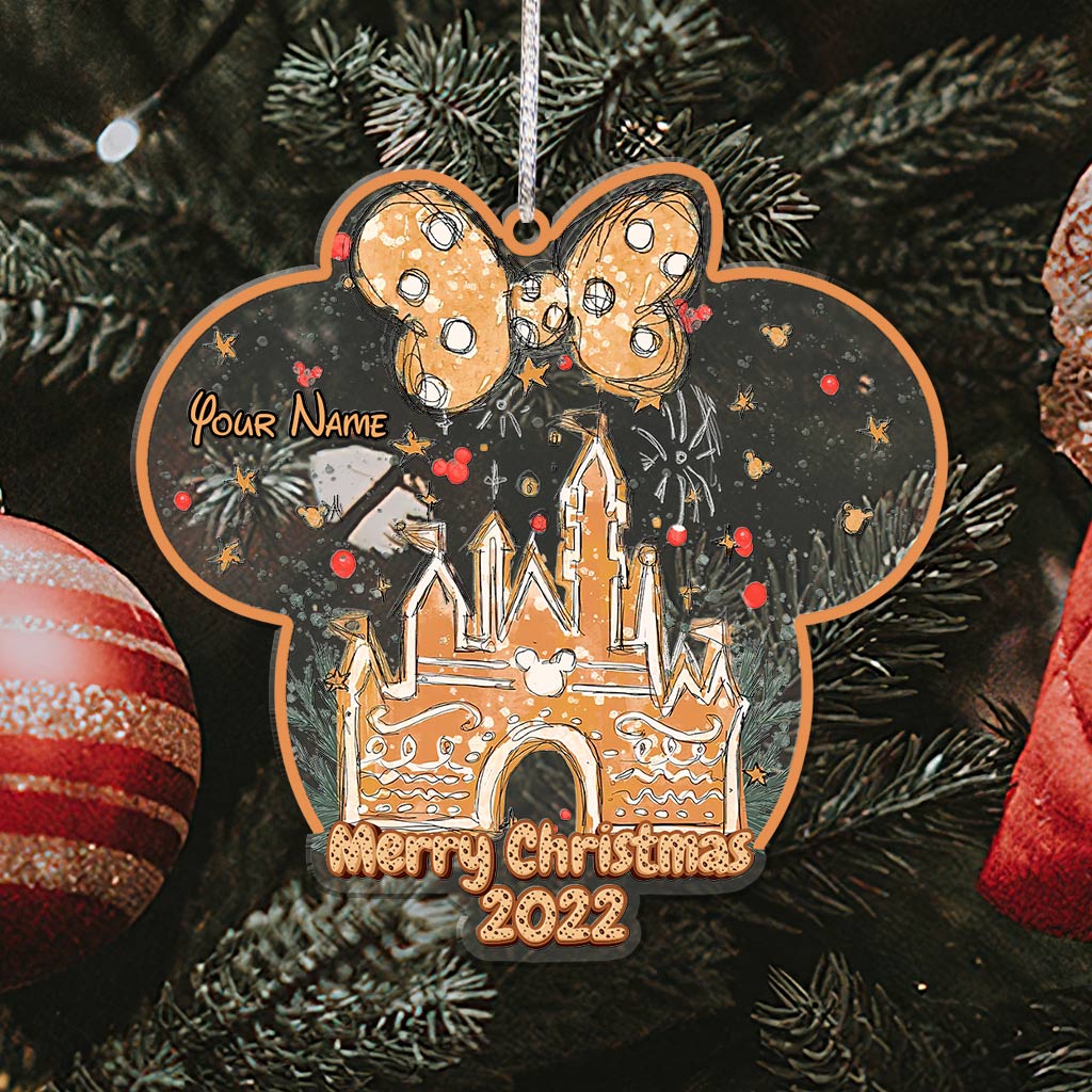 Magical Cookie - Personalized Christmas Mouse Transparent Ornament