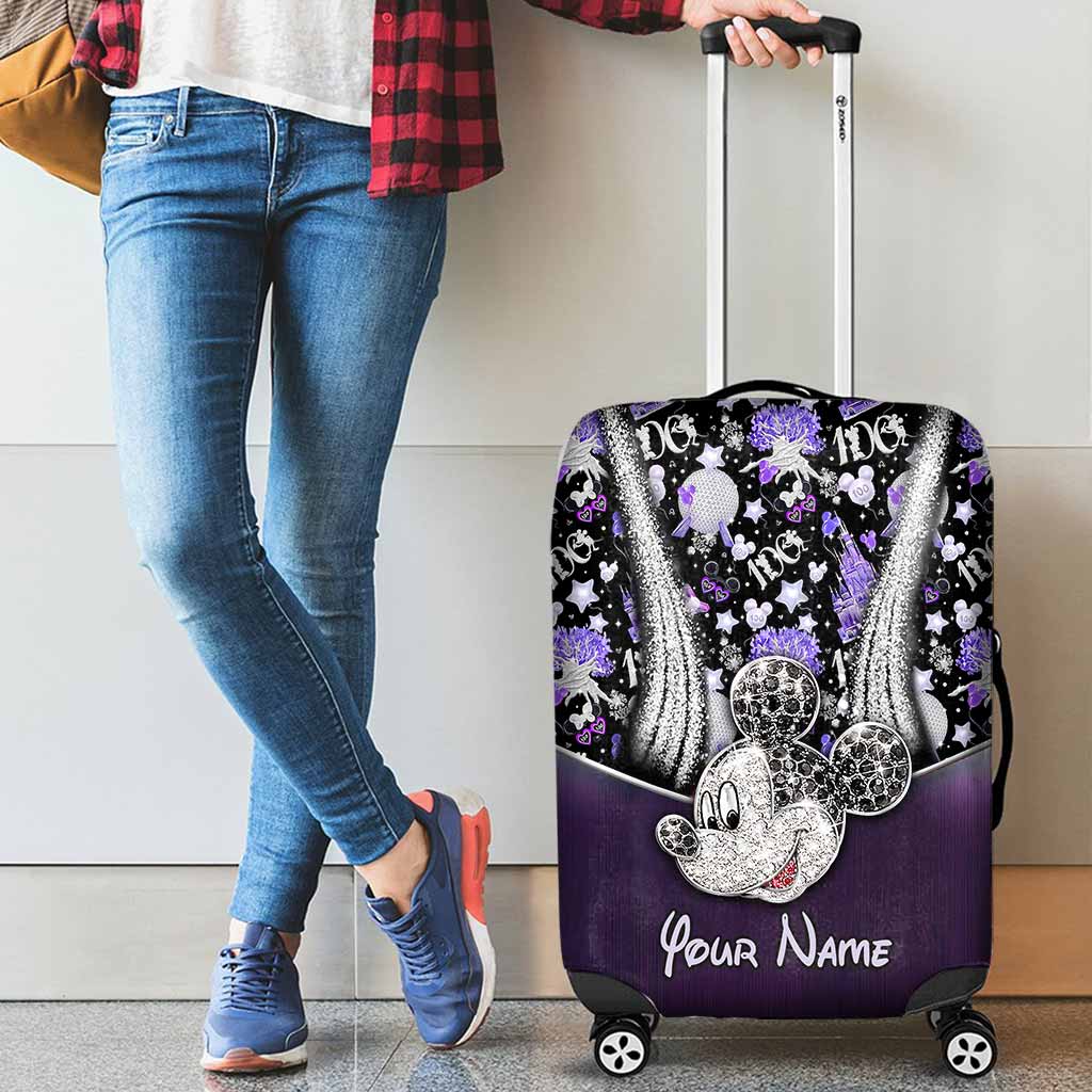 Magic World Is Calling - Personalized Mouse Luggage Cover