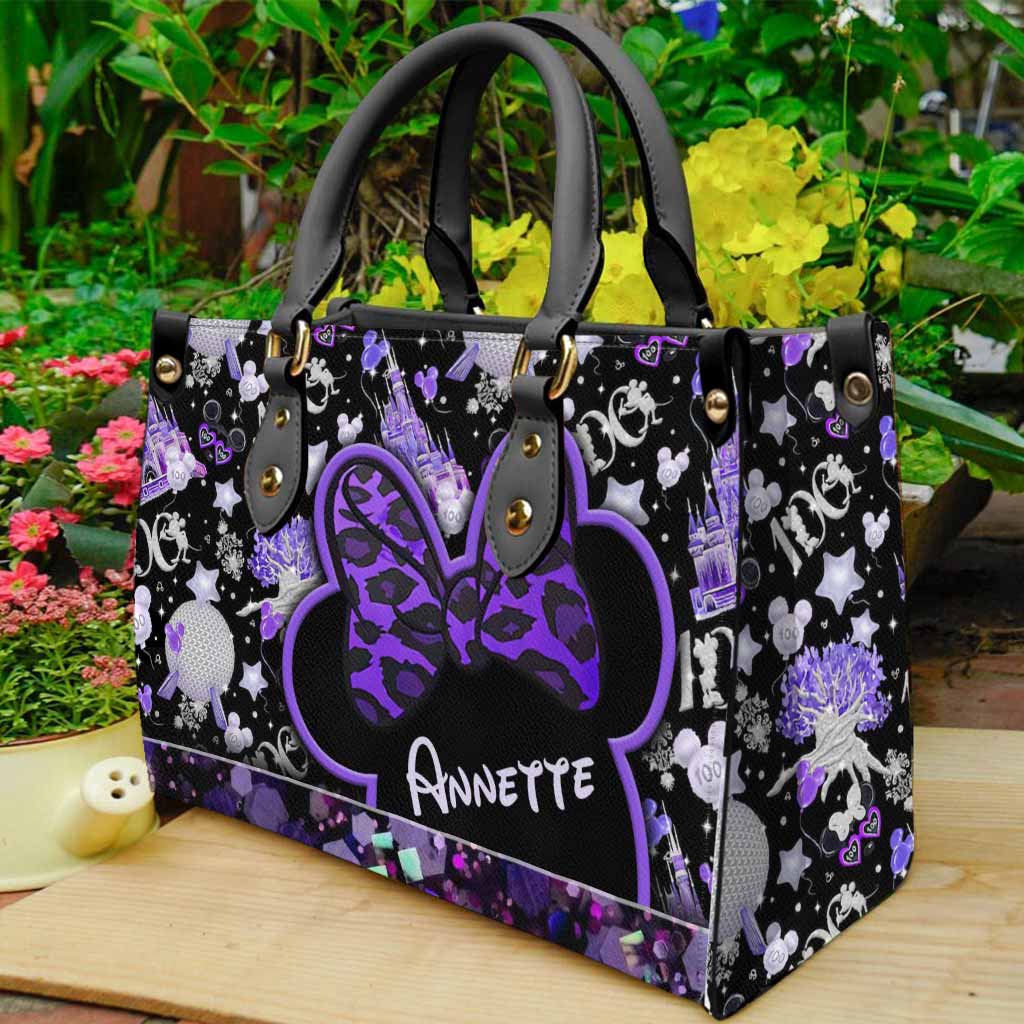 Magic World - Personalized Mouse Leather Handbag