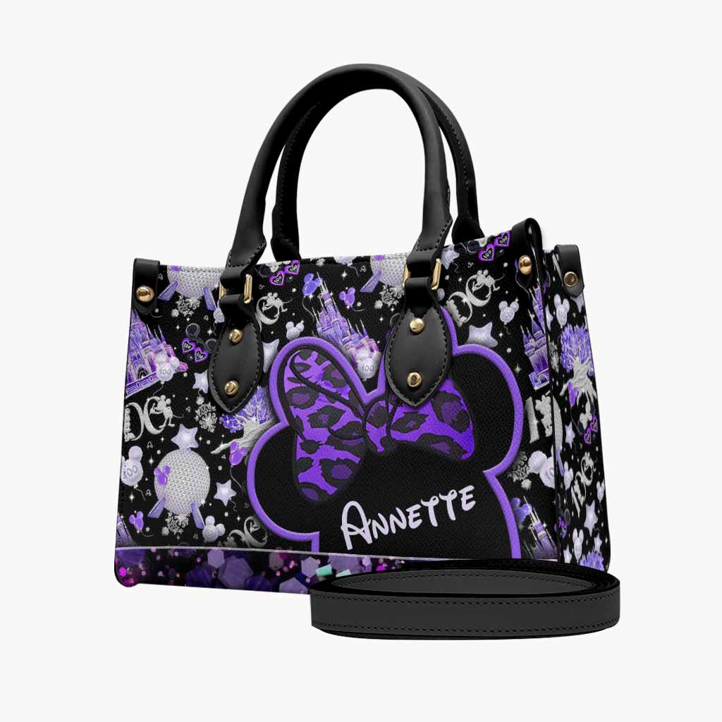 Magic World - Personalized Mouse Leather Handbag