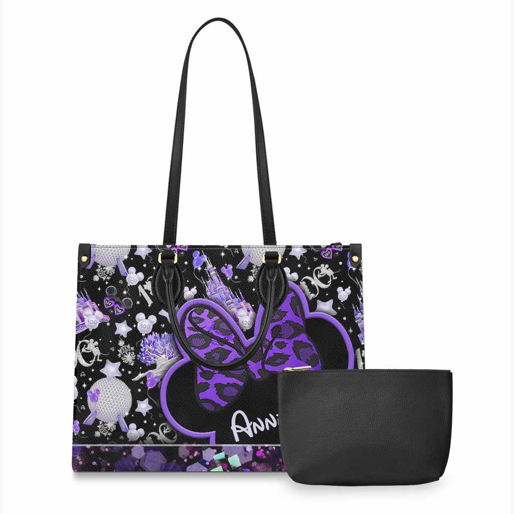 Magic World - Personalized Mouse Leather Handbag