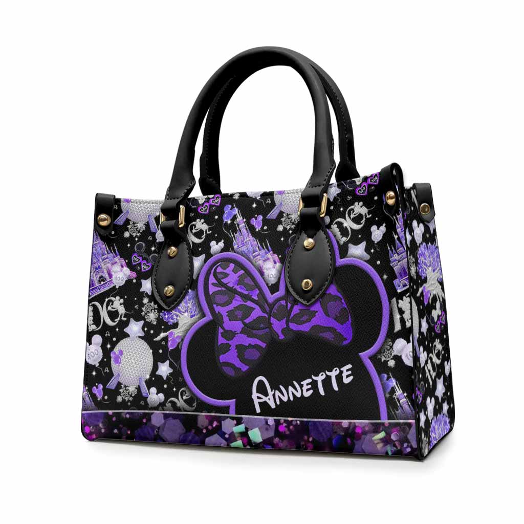 Magic World - Personalized Mouse Leather Handbag
