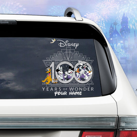 100 Years Of Wonder - Personalized Mouse Decal Full