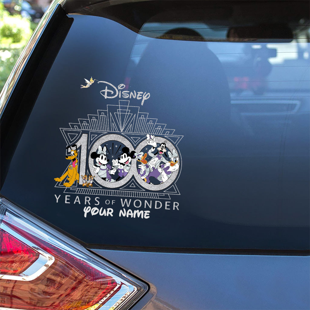 100 Years Of Wonder - Personalized Mouse Decal Full