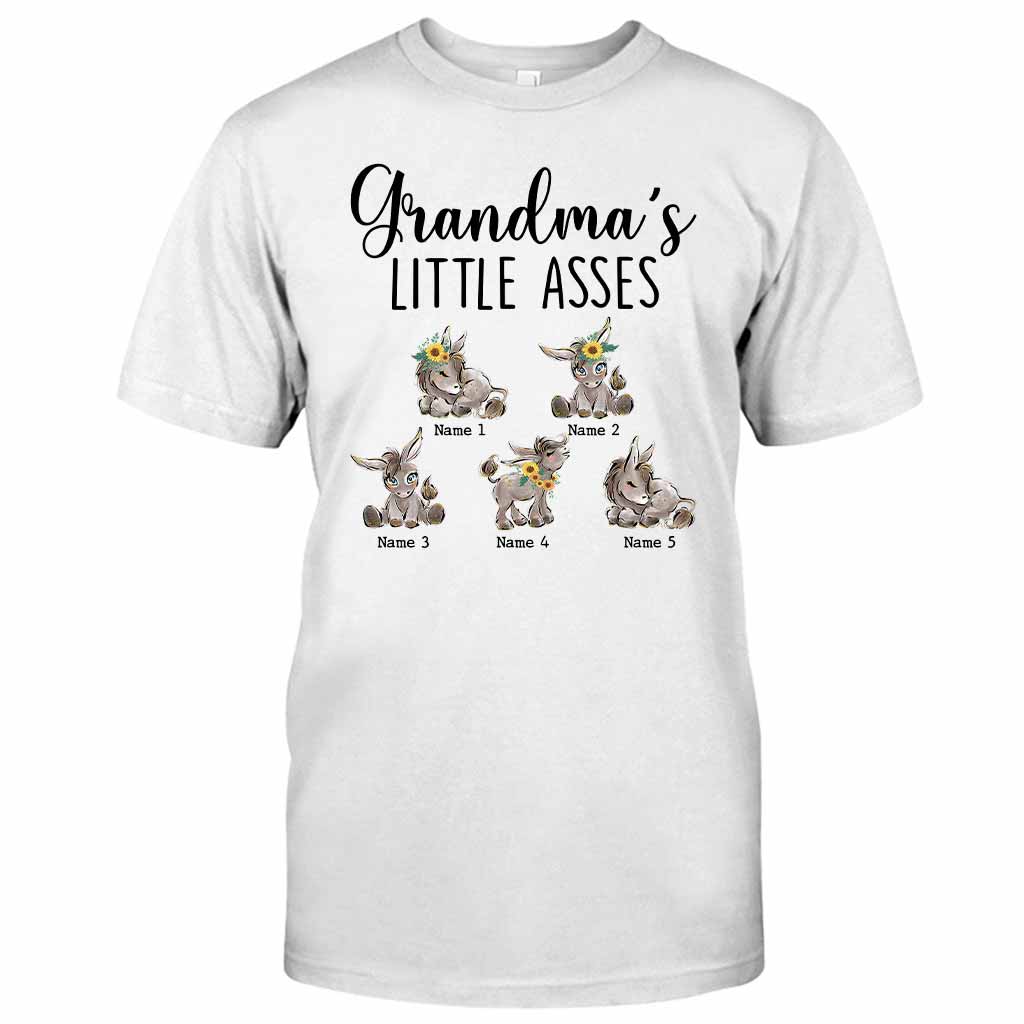 Grandma's Little Cuties - Personalized Mother's Day Grandma T-shirt and Hoodie