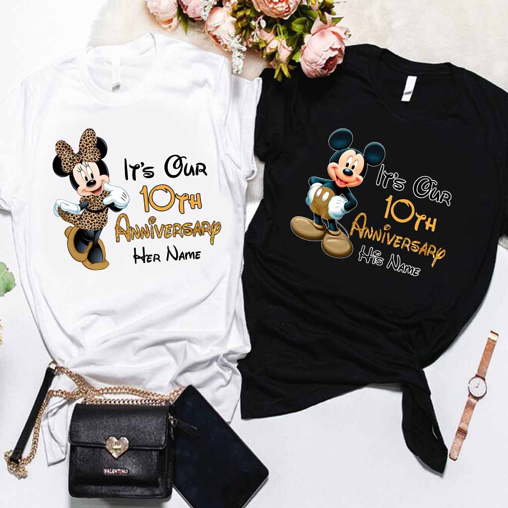 It's Our Anniversary - Personalized Mouse T-shirt and Hoodie
