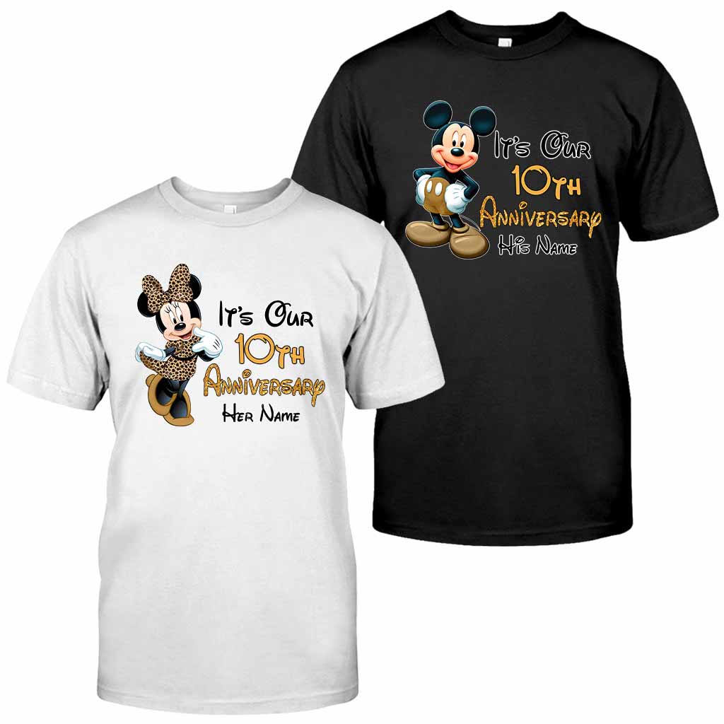 It's Our Anniversary - Personalized Mouse T-shirt and Hoodie