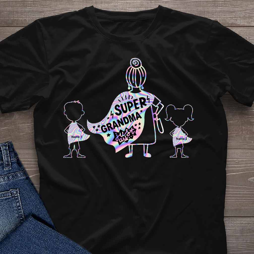 Super Grandma - Personalized Grandma T-shirt and Hoodie