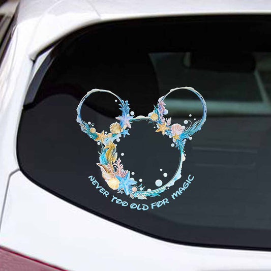 Never Too Old For Magic - Mouse Decal Full