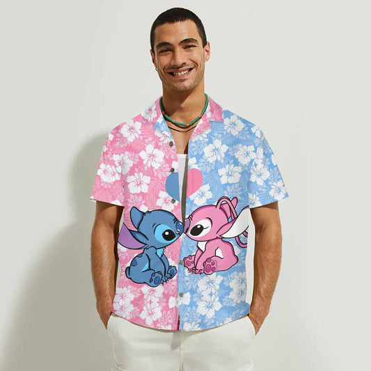 Aloha Hawaiian - Couple Ohana Hawaiian Shirt