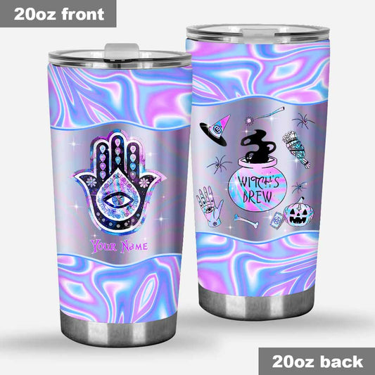 Witch Brew Halloween Personalized Tumbler