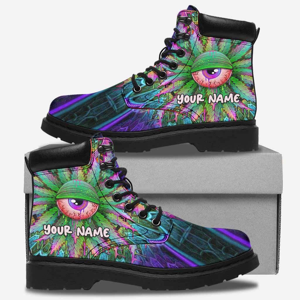 Magic Leaf Magic Eye - Personalized Weed All Season Boots