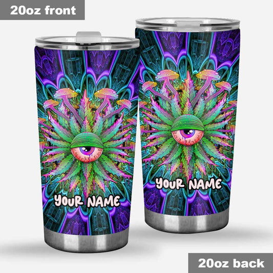 Magic Leaf Magic Eye - Personalized Weed Tumbler