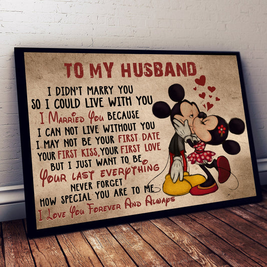 I Love You Forever And Always Mouse Canvas And Poster
