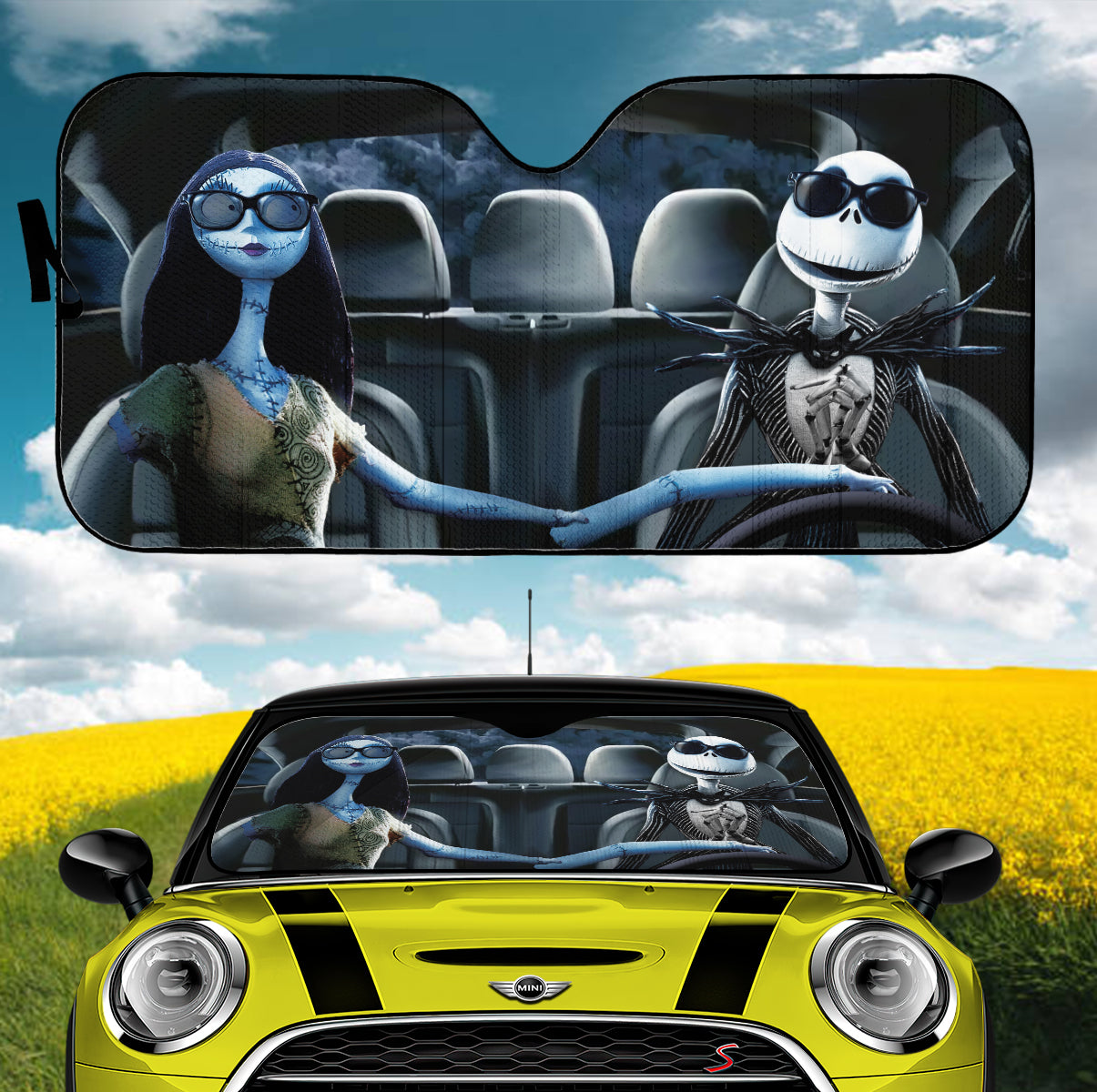 Simply Meant To Be Nightmare Car Sunshade 0523