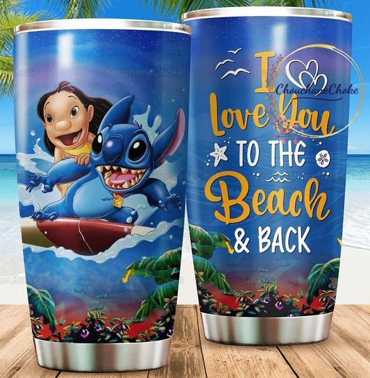 I Love You To The Beach And Back Ohana Tumbler
